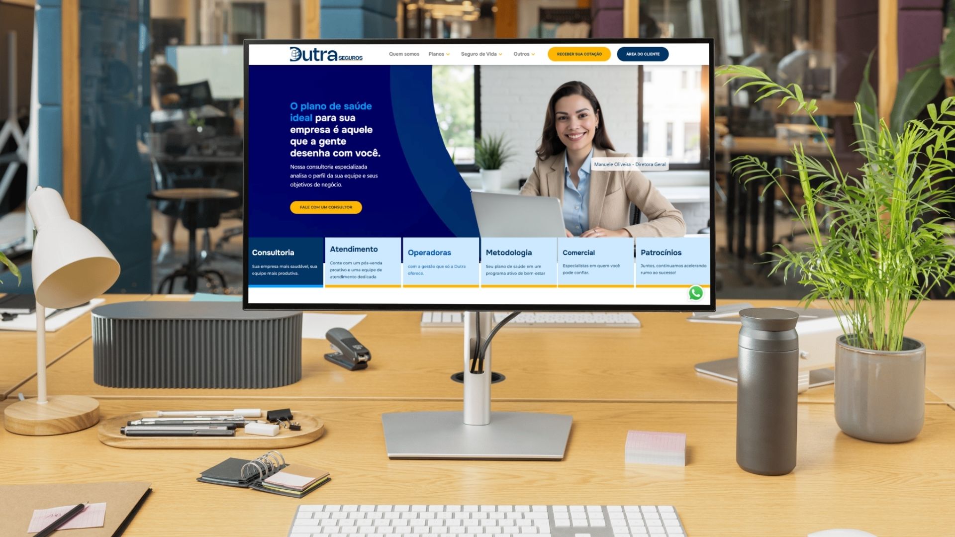 Site da Dutra Seguros
