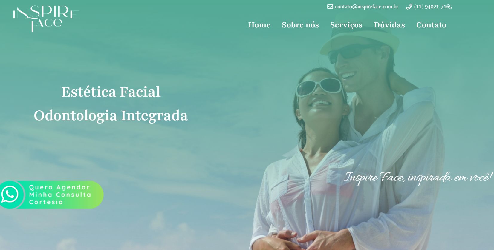 Site da Inspire Face