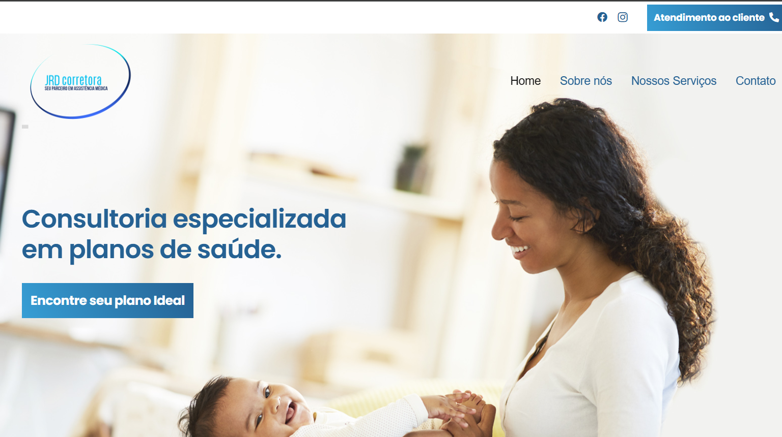 Site da JRD Corretora de Seguros