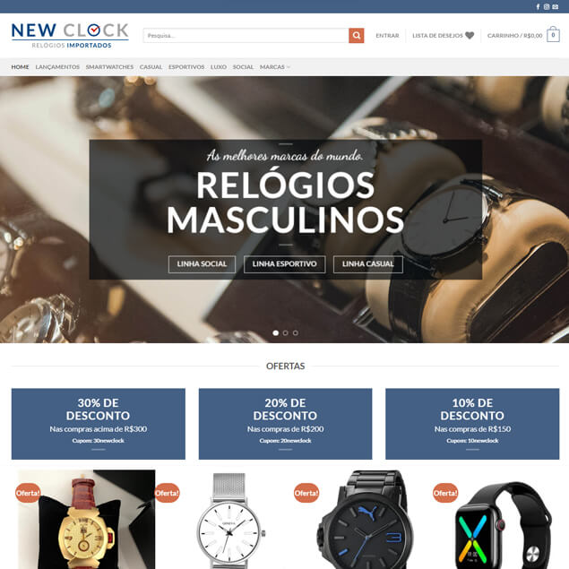Site da New Clock