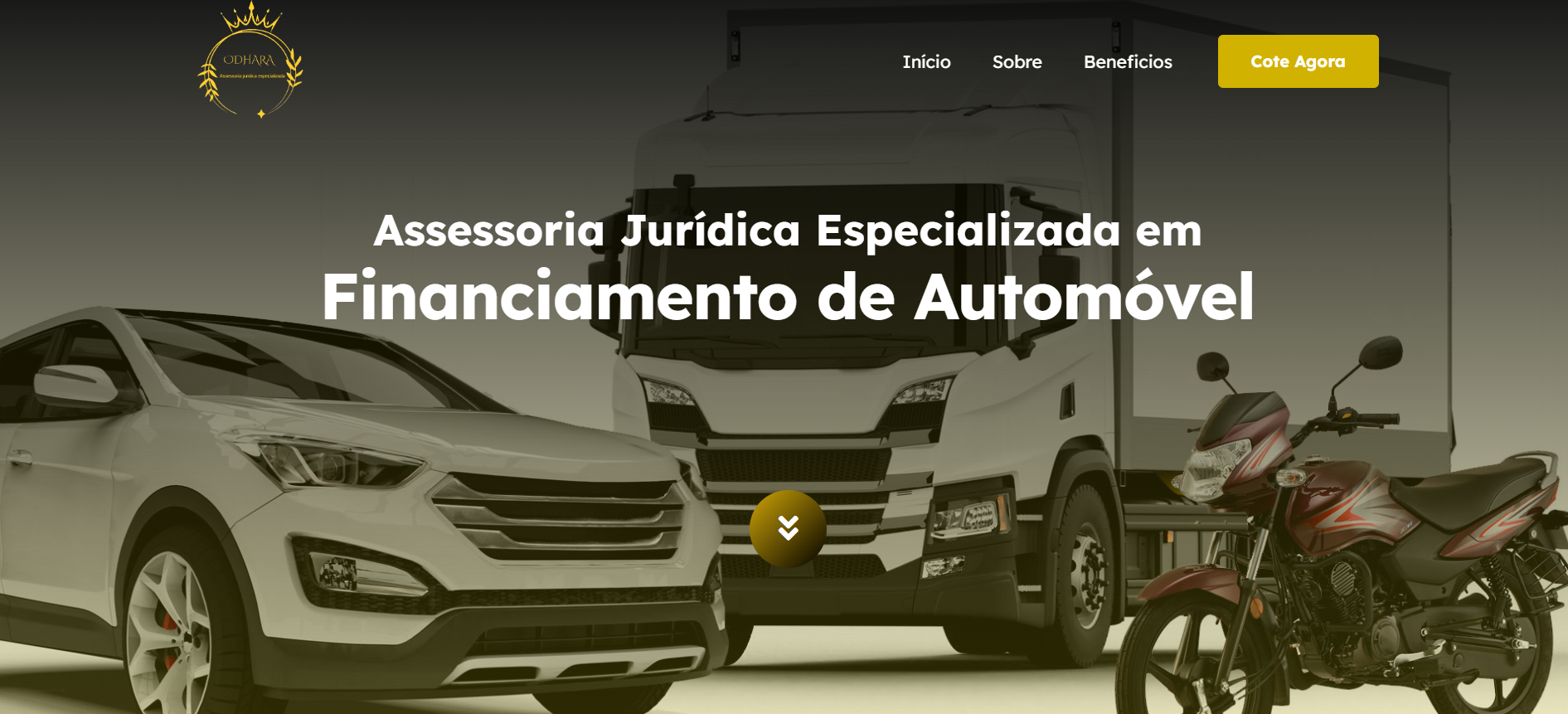 Site da Odhara Assessoria Jurídica