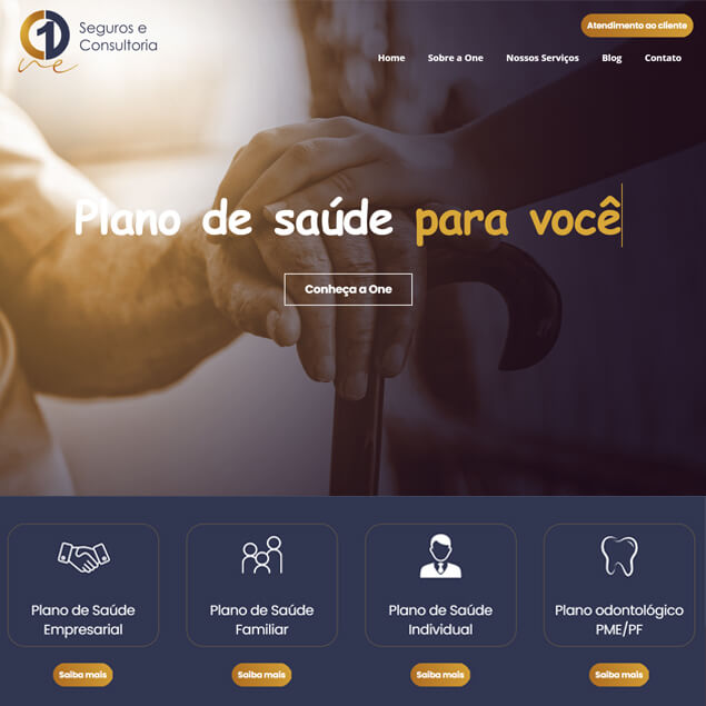 Site da One Seguros
