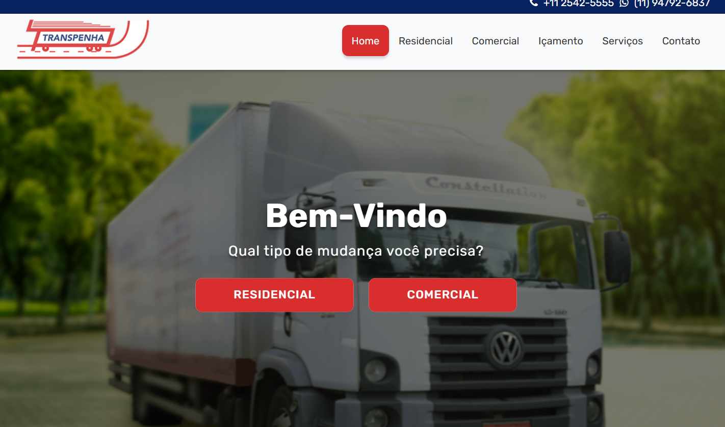 Site da Transpenha